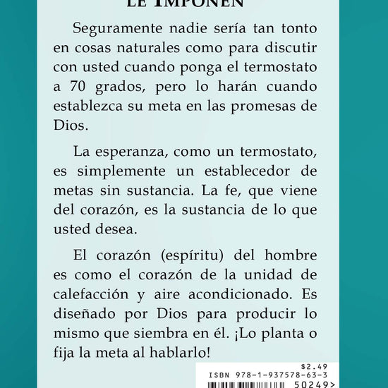 Charles Capps La Esperanza back cover