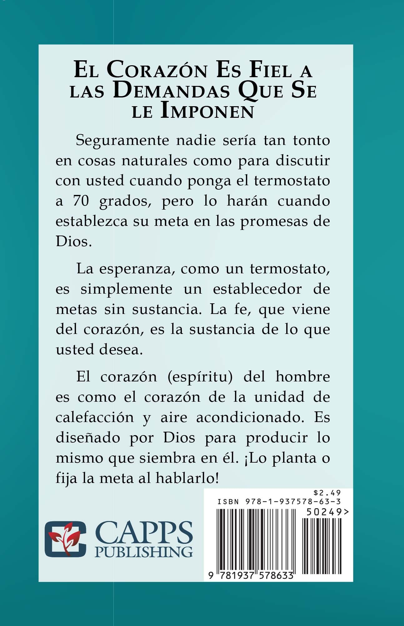 Charles Capps La Esperanza back cover