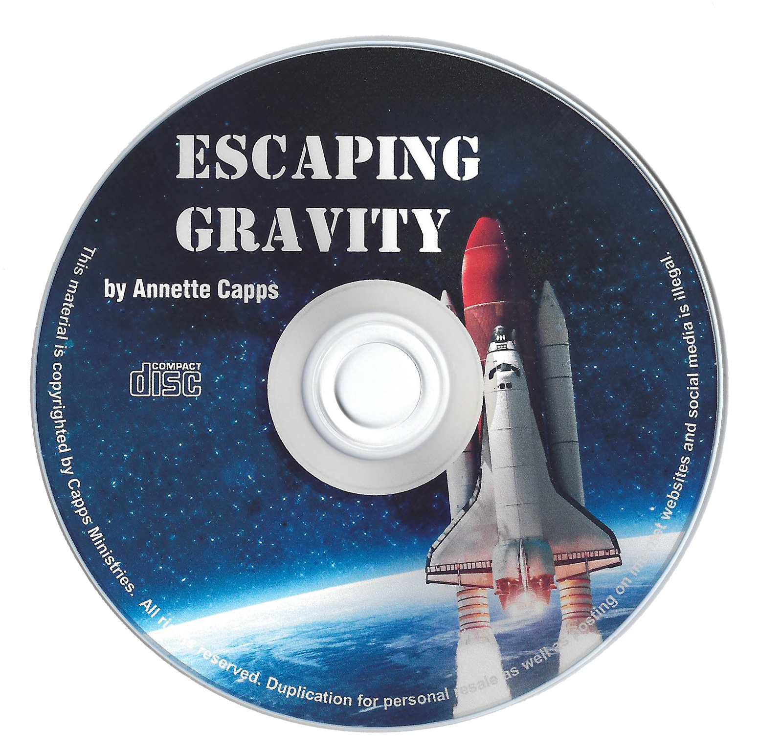 Annette Capps Escaping Gravity CD cappsministries.com