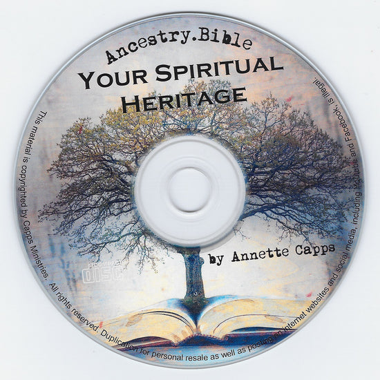 Annette Capps Ancestry.Bible Your Spiritual Heritage CD 