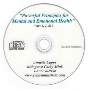 Concepts of Faith TV Program Powerful Principles for Mental and Emotional Health Part 1,2 &3 CD