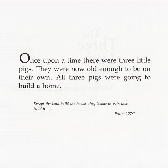 Beverly Capps, Three Little Pigs