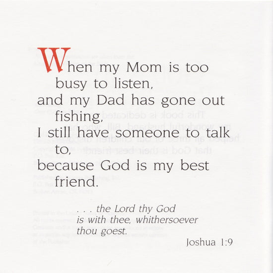 Beverly Capps, God is my Best Friend pg 1
