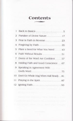 Charles Capps, Faith that Will Not Change Book TOC