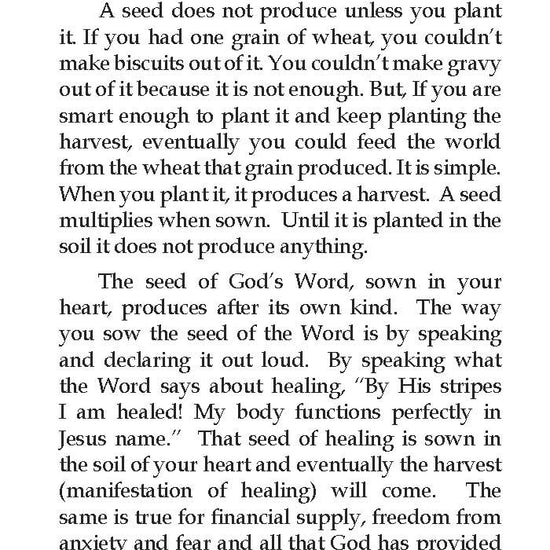 Charles Capps, Seedtime and Harvest page 1 cappsministries.com