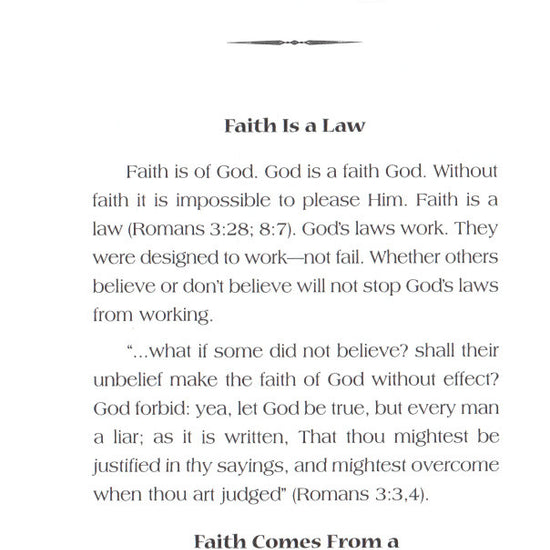 Charles Capps, Faith that Will Not Change pg 1