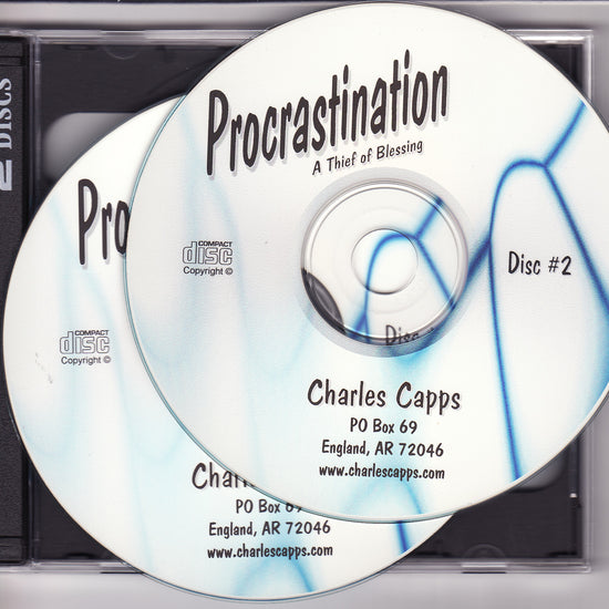 Charles Capps, Procrastination - A Thief of Blessing CDs