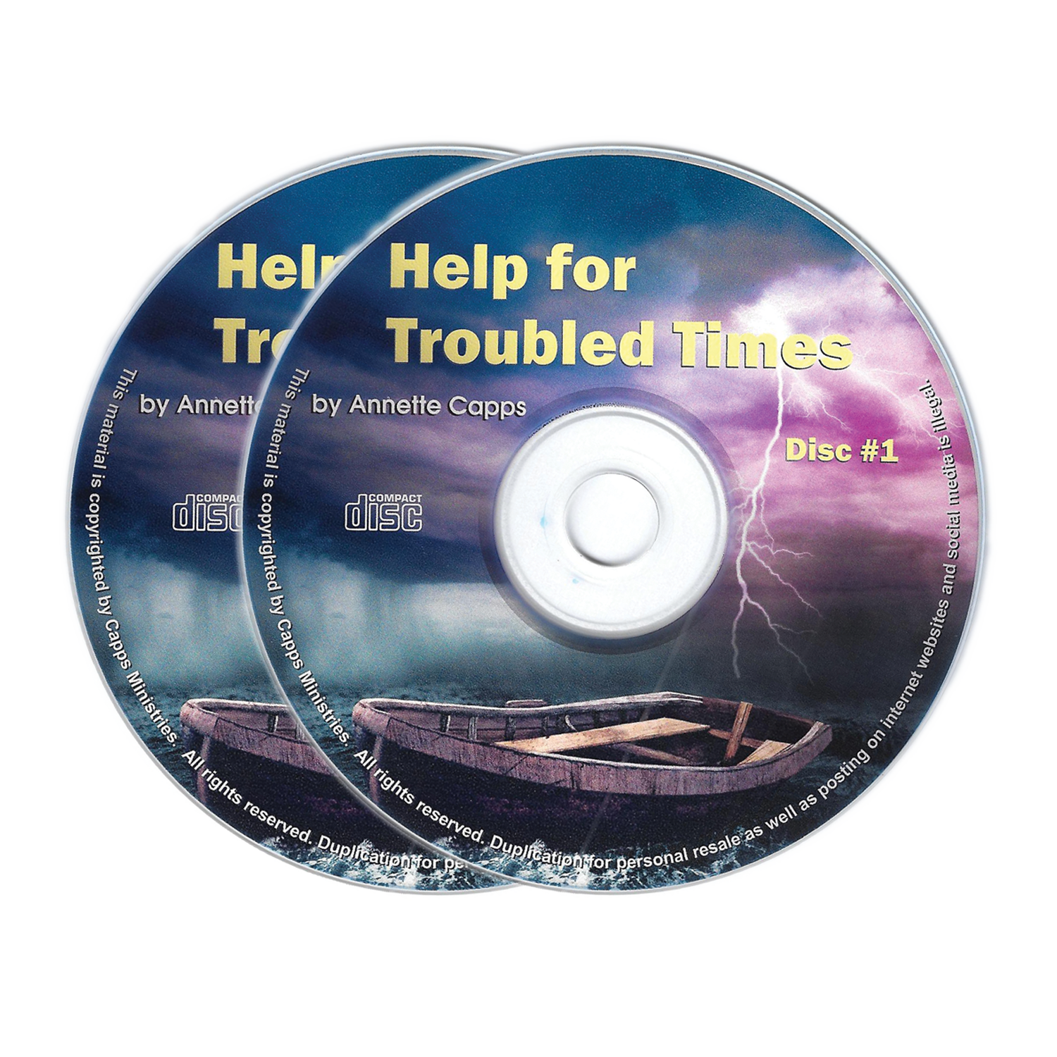 Annette Capps Help For Troubled Times CD