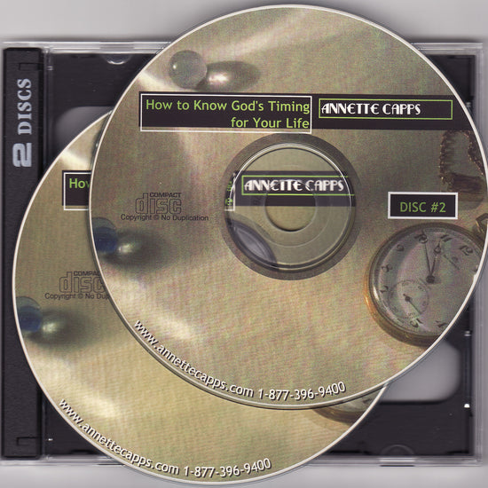 Annette Capps, How to Know God's Timing for Your Life CD