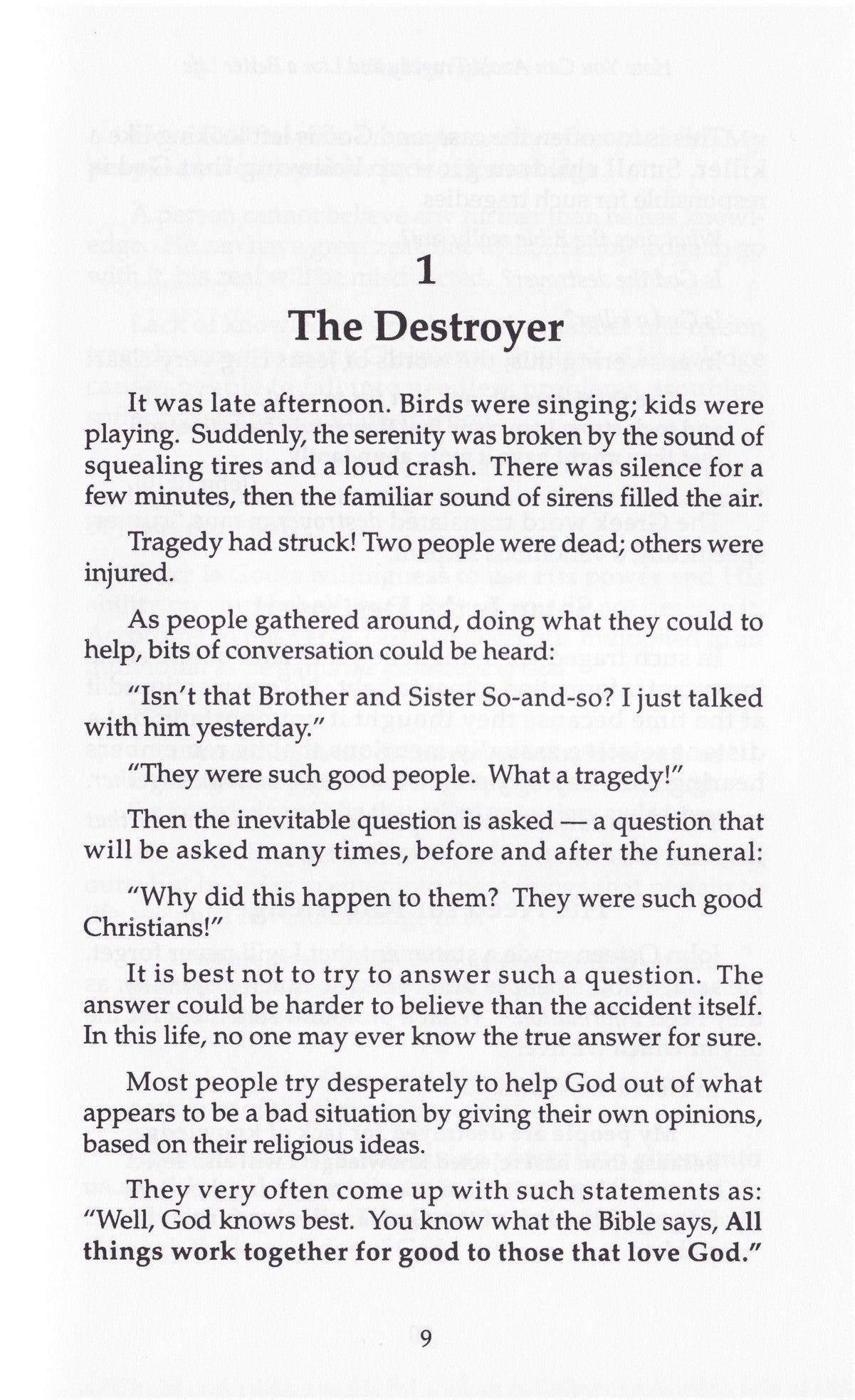 Charles Capps, How You Can Avoid Tragedy and Live a Better Life Pg 9