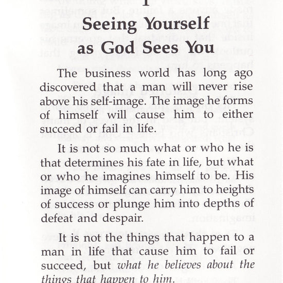 Charles Capps, God's Image of You Book page 7