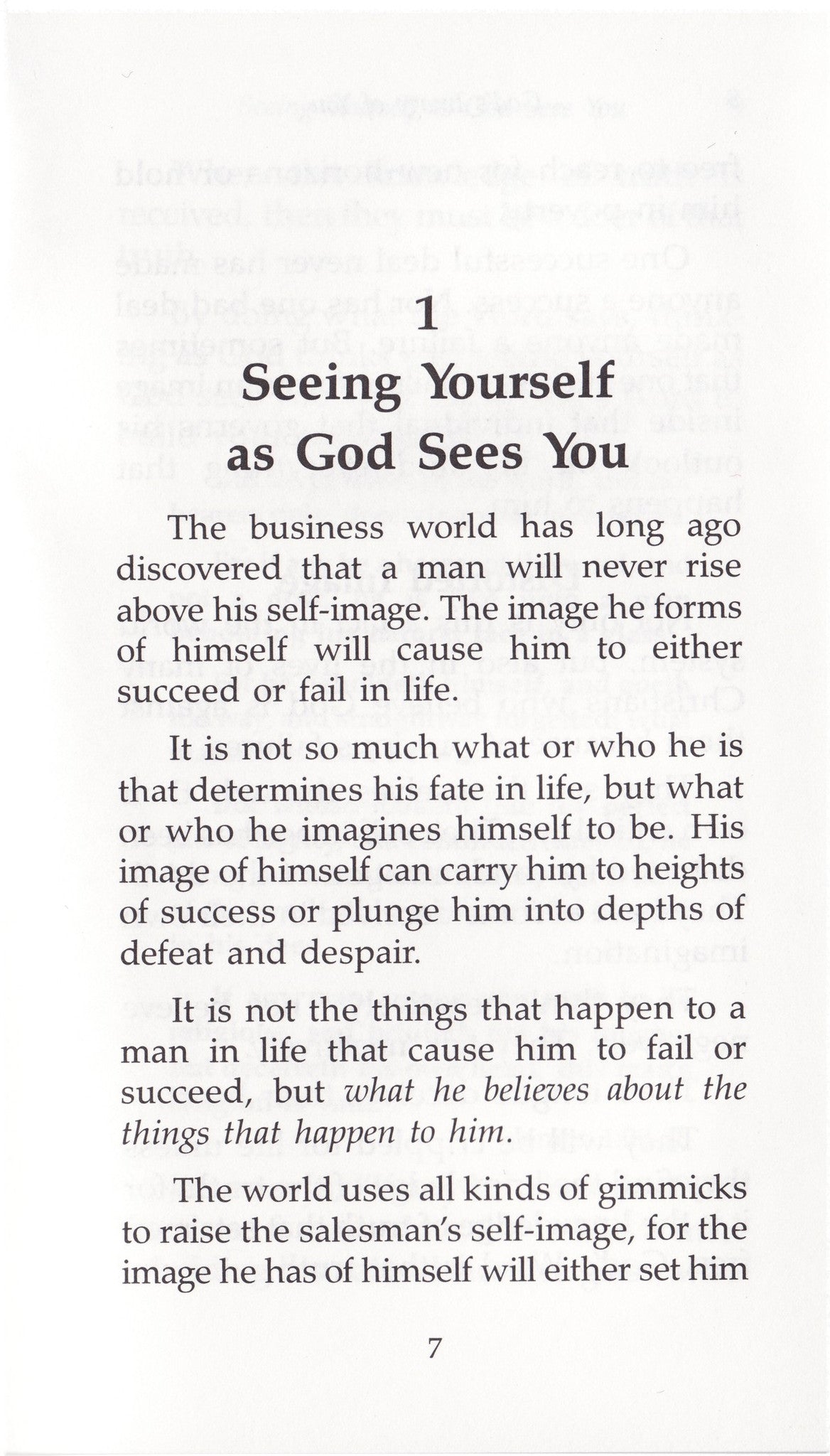 Charles Capps, God's Image of You Book page 7