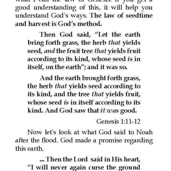 Charles Capps, Seedtime and Harvest Page 2 cappsministries.com