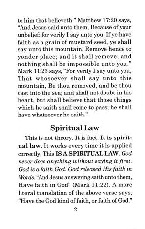 Charles Capps, God's Creative Power Minibook cappsministries.com