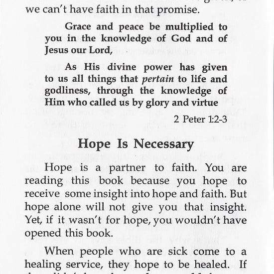 Charles Capps, The Thermostat of Hope Book