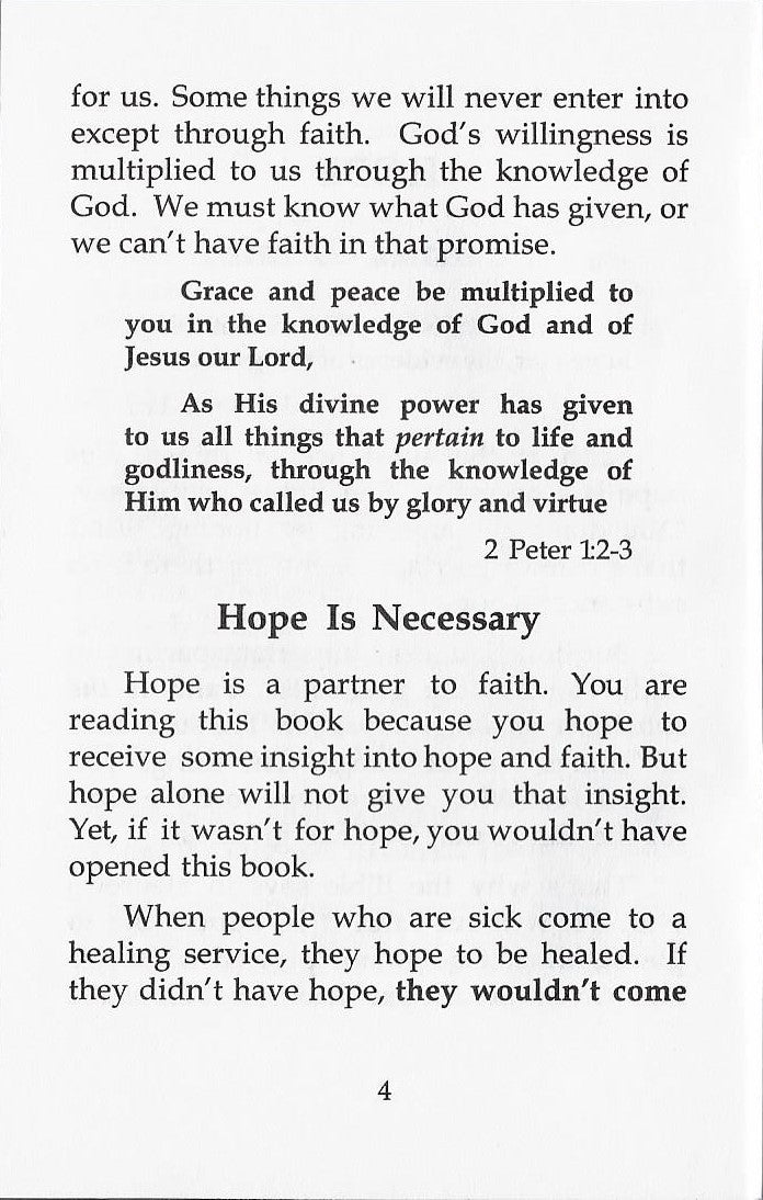 Charles Capps, The Thermostat of Hope Book