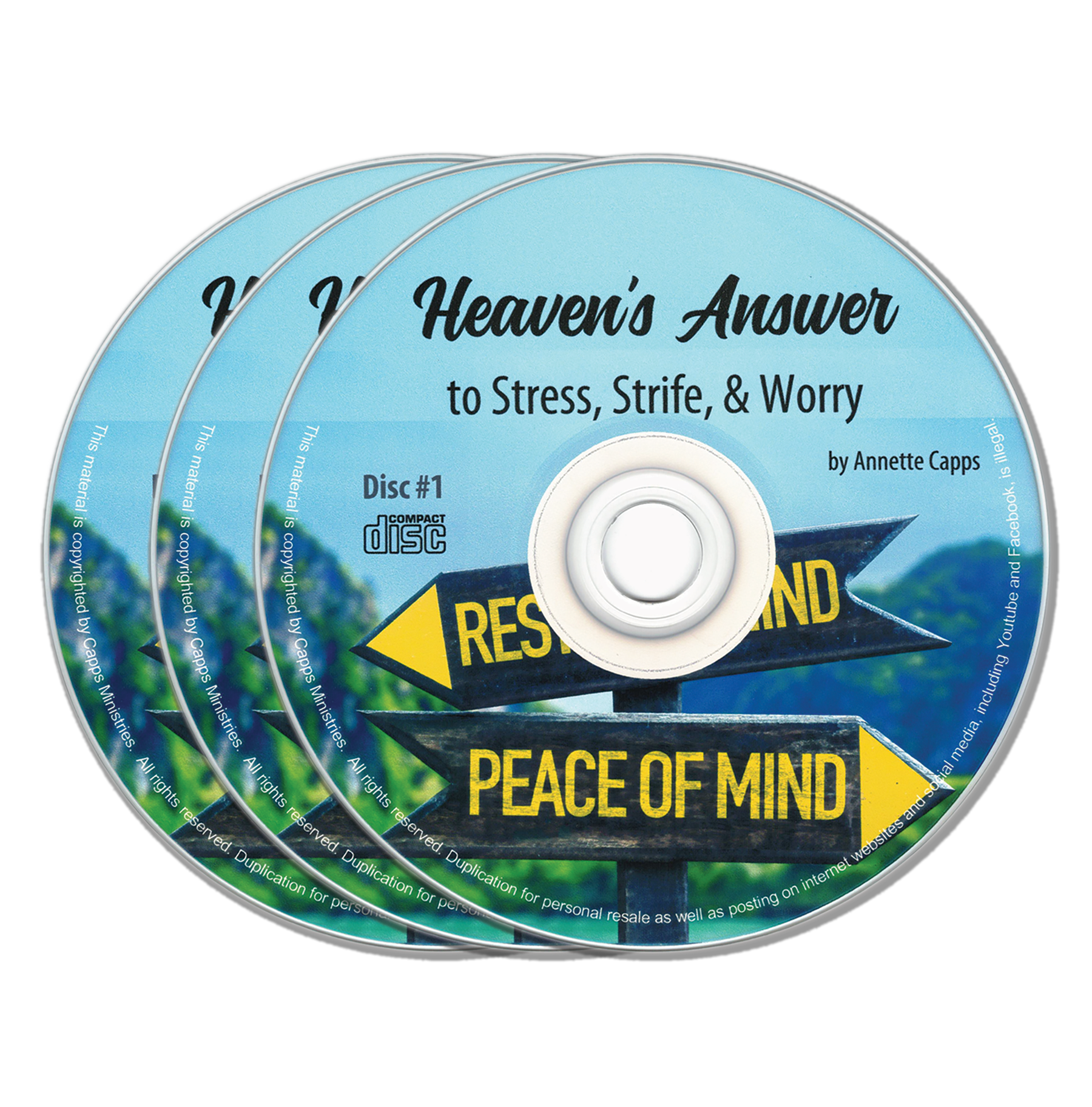 Annette Capps Heaven's Answer to Stress, Strife and Worry CD