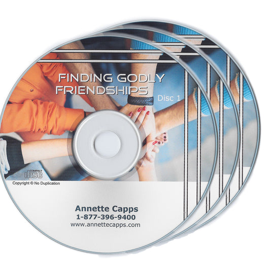 Annette Capps Finding Godly Friendships CD