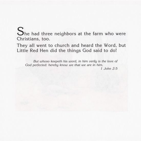 Beverly Capps, Little Red Hen