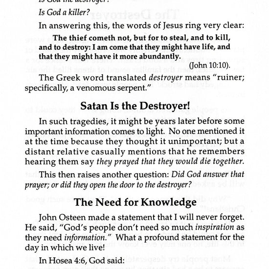 Charles Capps, How You Can Avoid Tragedy and Live a Better Life pg 10