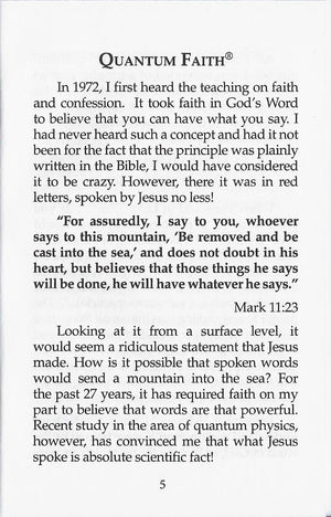 Annette Capps, Quantum Faith page 5