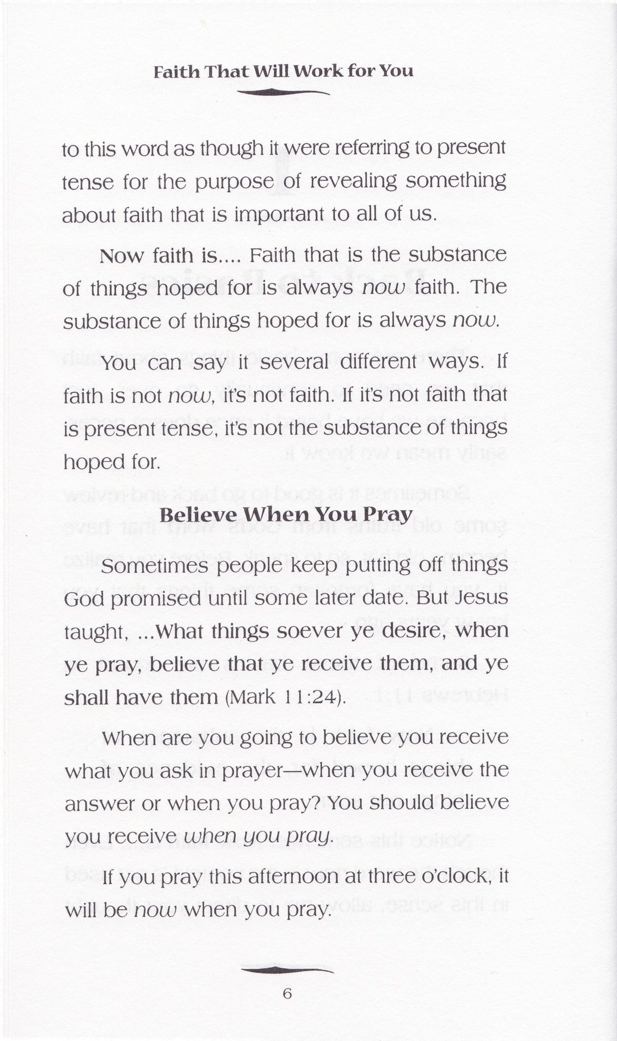 Charles Capps, Faith that Will Not Change Book pg 6