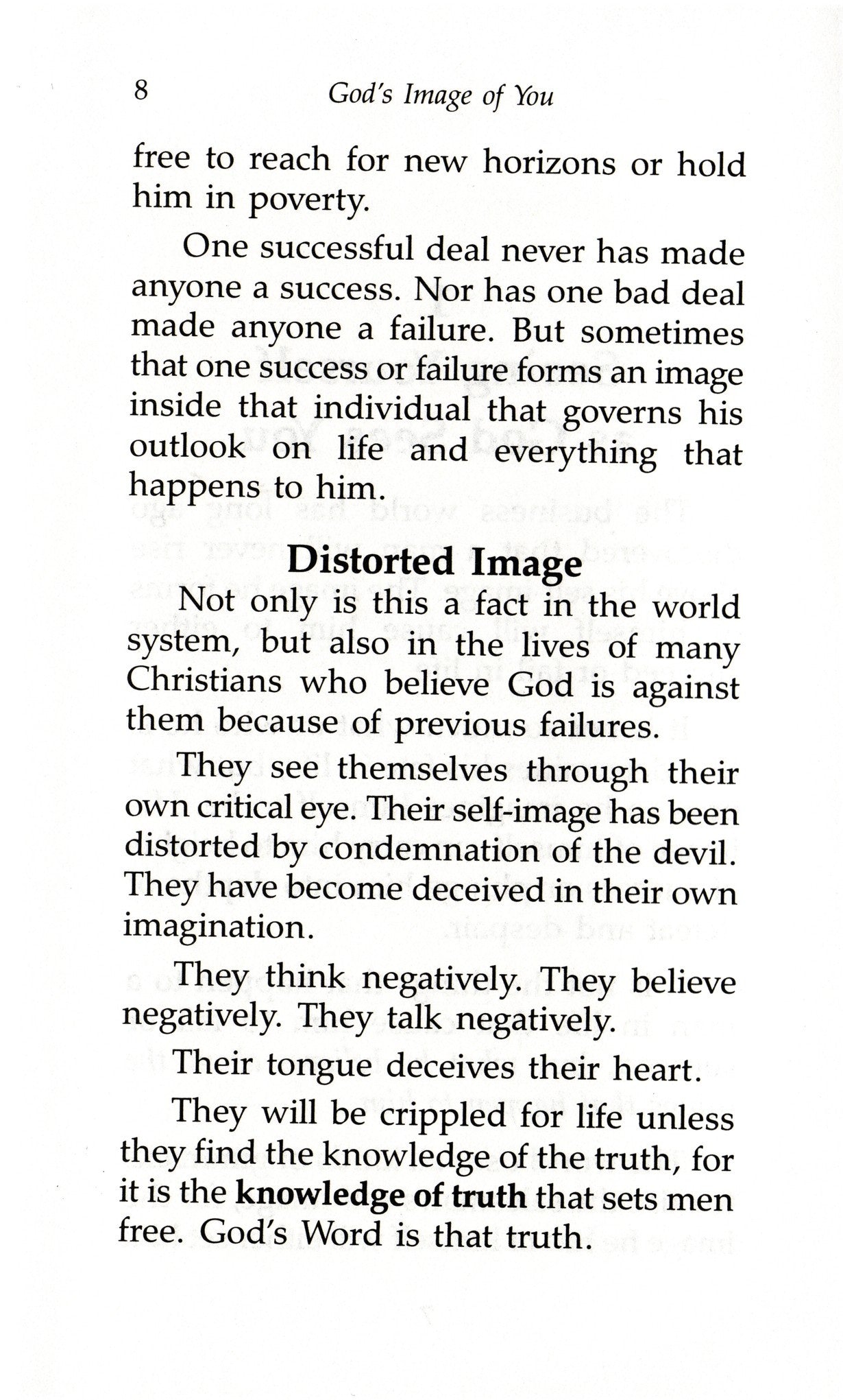 Charles Capps, God's Image of You Book page 8