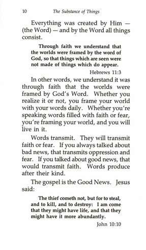 The Substance of Things – Capps Ministries