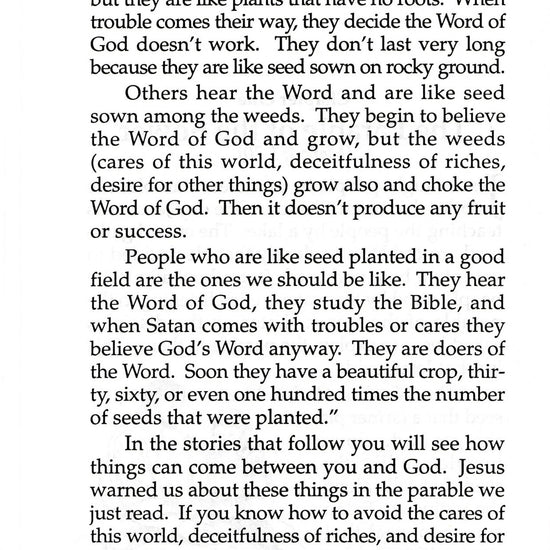 Beverly Capps, Seedtime Stories