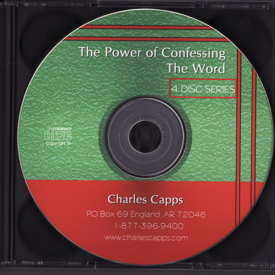 Charles Capps, The Power of Confessing the Word 4 CD cappsministries
