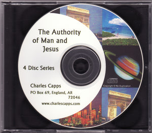 Charles Capps, The Authority of Man and Jesus