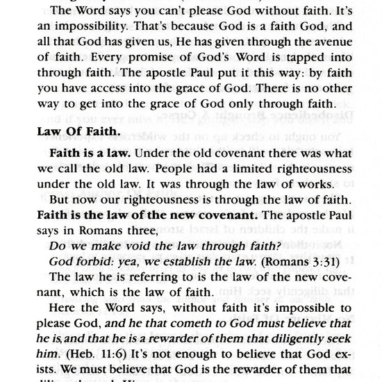 Charles Capps, Kicking over Sacred Cows pg 3