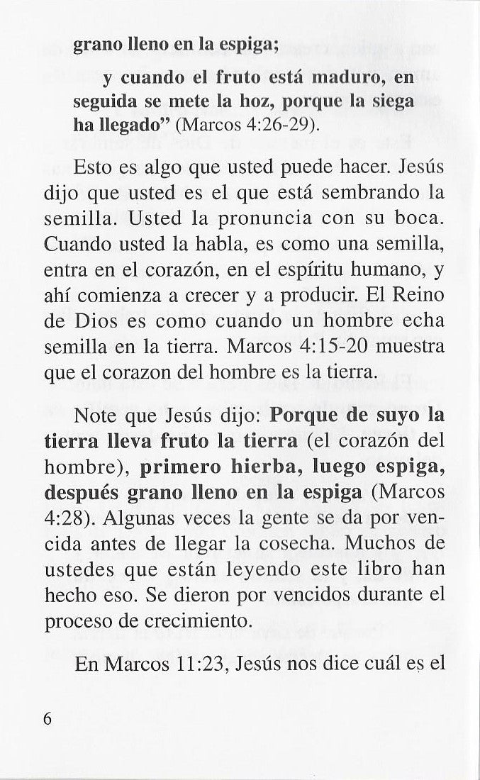 Charles Capps, Siembra Y Cosecha page 6