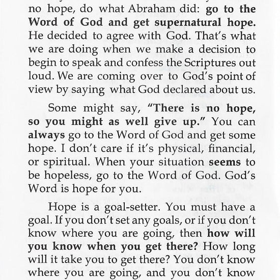Charles Capps, The Thermostat of Hope Book
