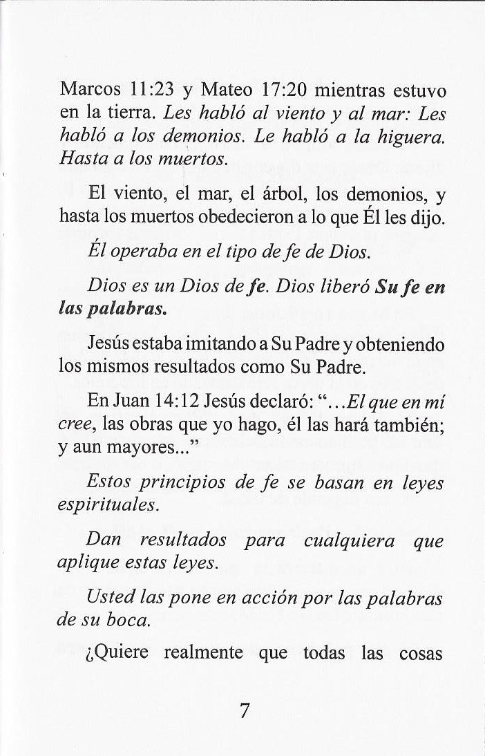 Charles Capps El Poder Creativo de Dios Obrara Para Usted page 7 cappsministries.com