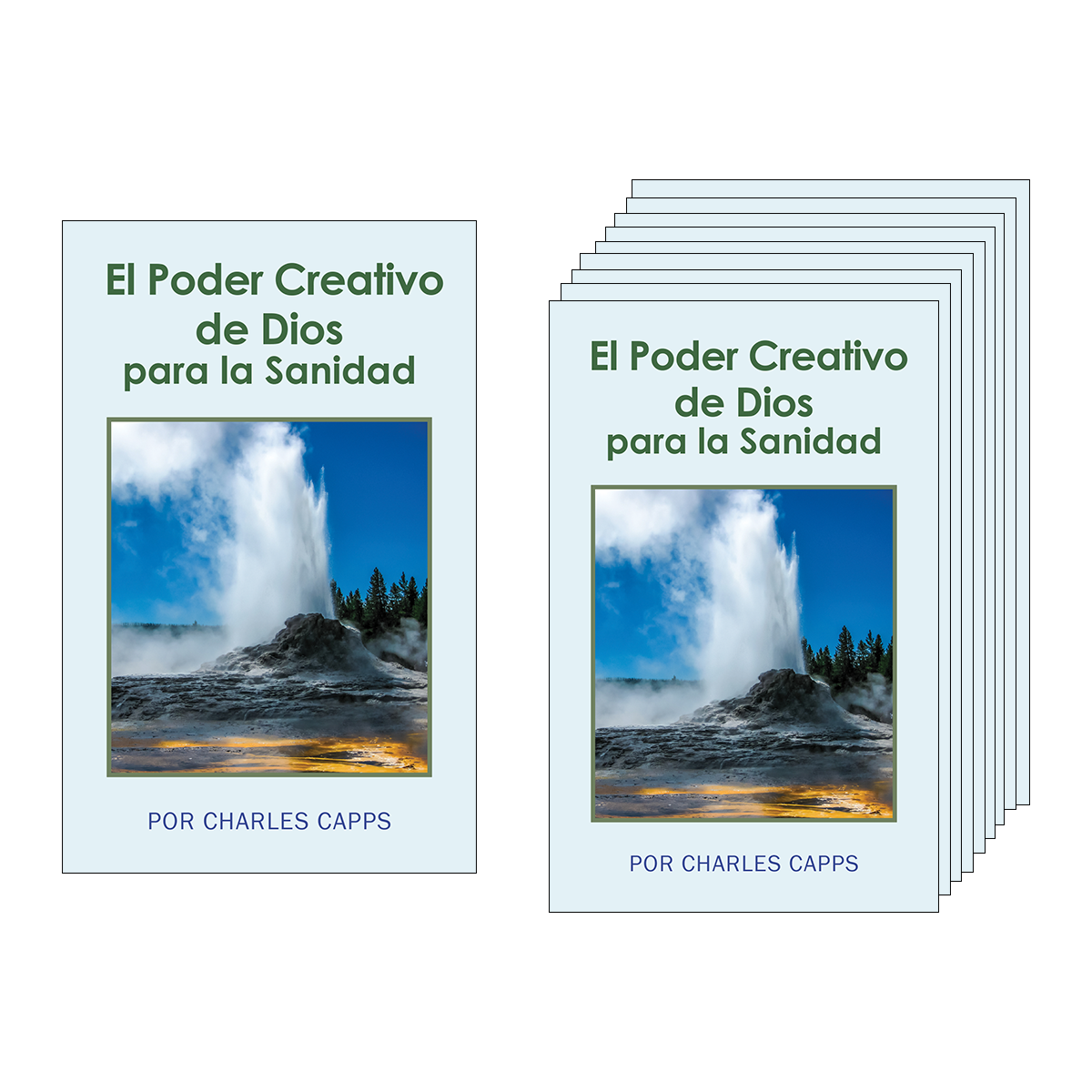 Capps Ministries El Poder Creativo de Dios para la Sanidad Spanish Multipack cappsministries.com