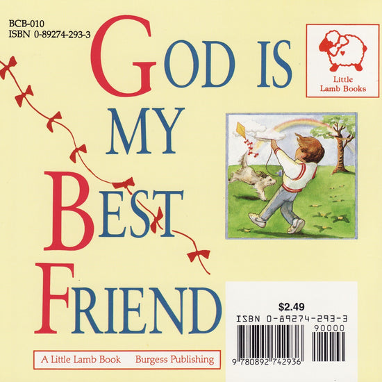 Beverly Capps, God is my Best Friend back cover