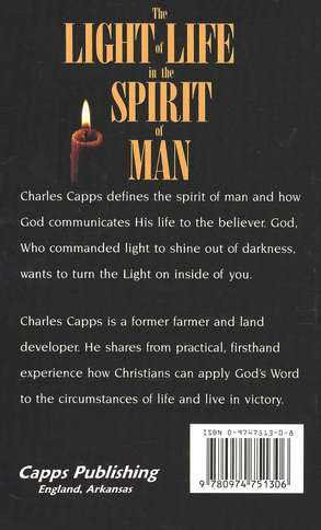 Charles Capps, The Light of Life in the Spirit of Man Book