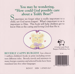 Beverly Capps, God Loves My Teddy Bear Too back cover