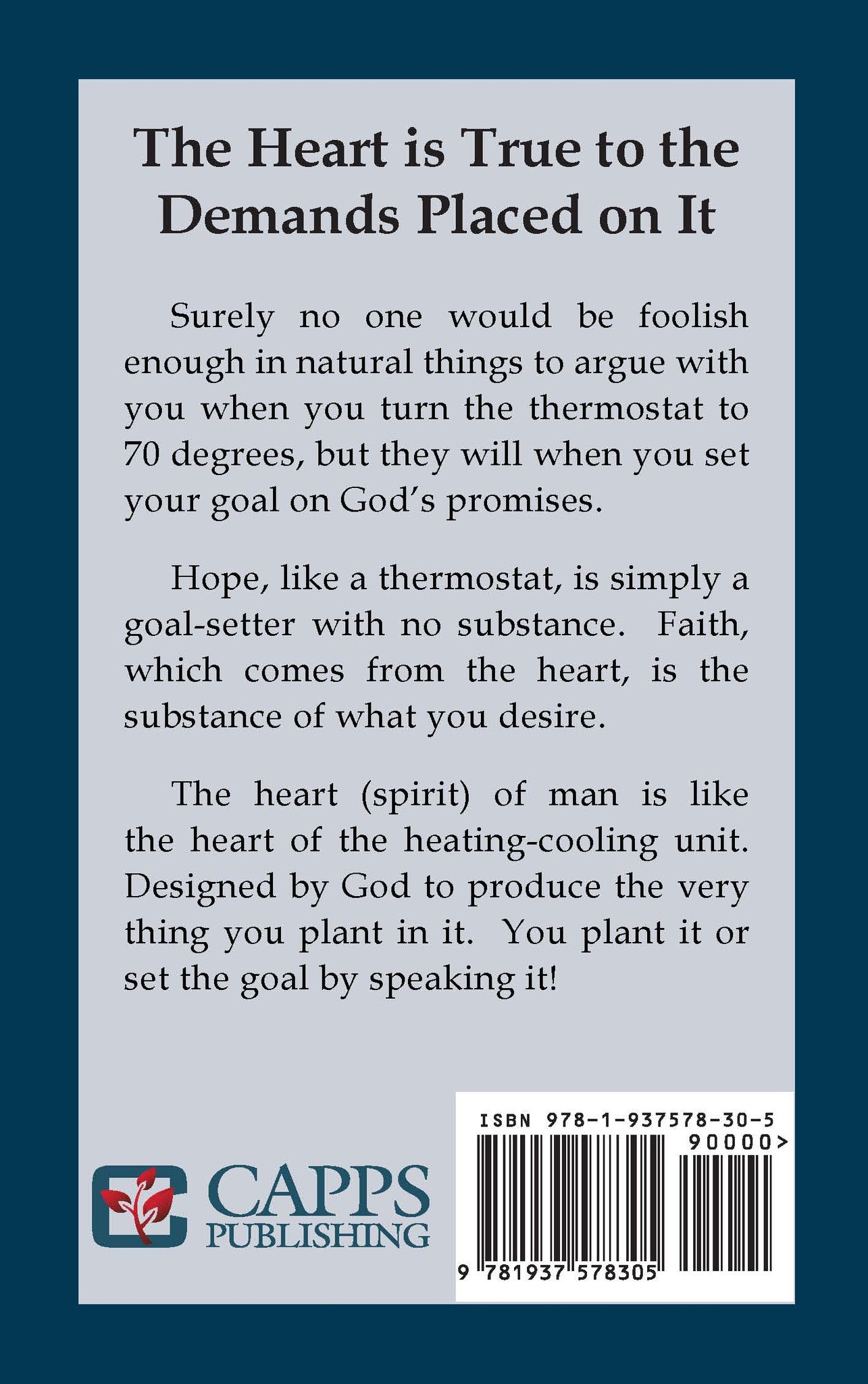 Charles Capps, The Thermostat of Hope Book