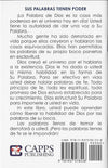 Charles Capps El Poder Creativo de Dios Obrara Para Usted Book Back Cover cappsministries.com
