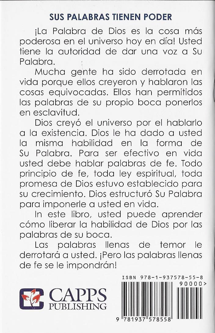 Charles Capps El Poder Creativo de Dios Obrara Para Usted Book Back Cover cappsministries.com