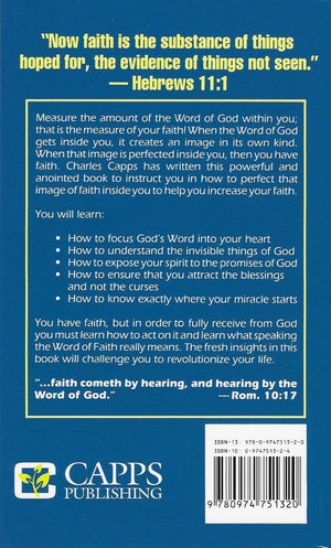 The Substance of Things – Capps Ministries