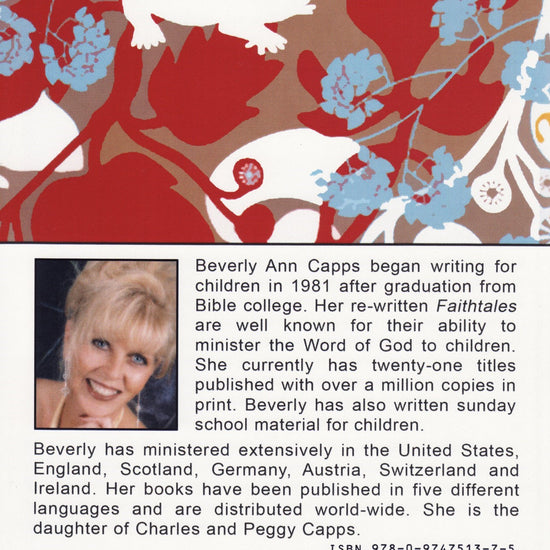 Beverly Capps God's Creative Power for Preschoolers Back Cover
