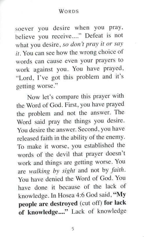 Charles Capps, The Tongue A Creative Force - page 5