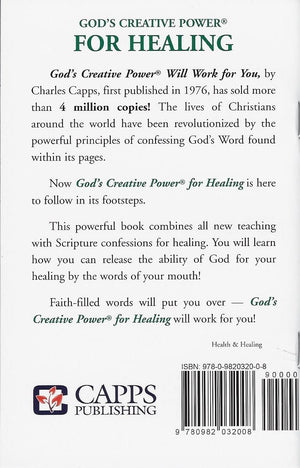 Charles Capps, God's Creative Power for Healing Book back cover