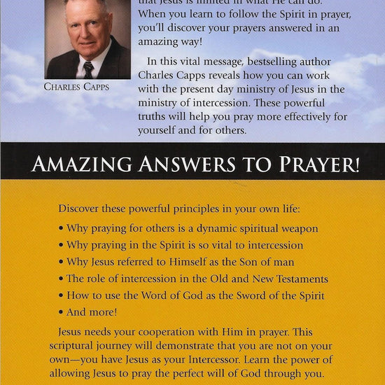 Charles Capps When Jesus Prays Through You Back Cover