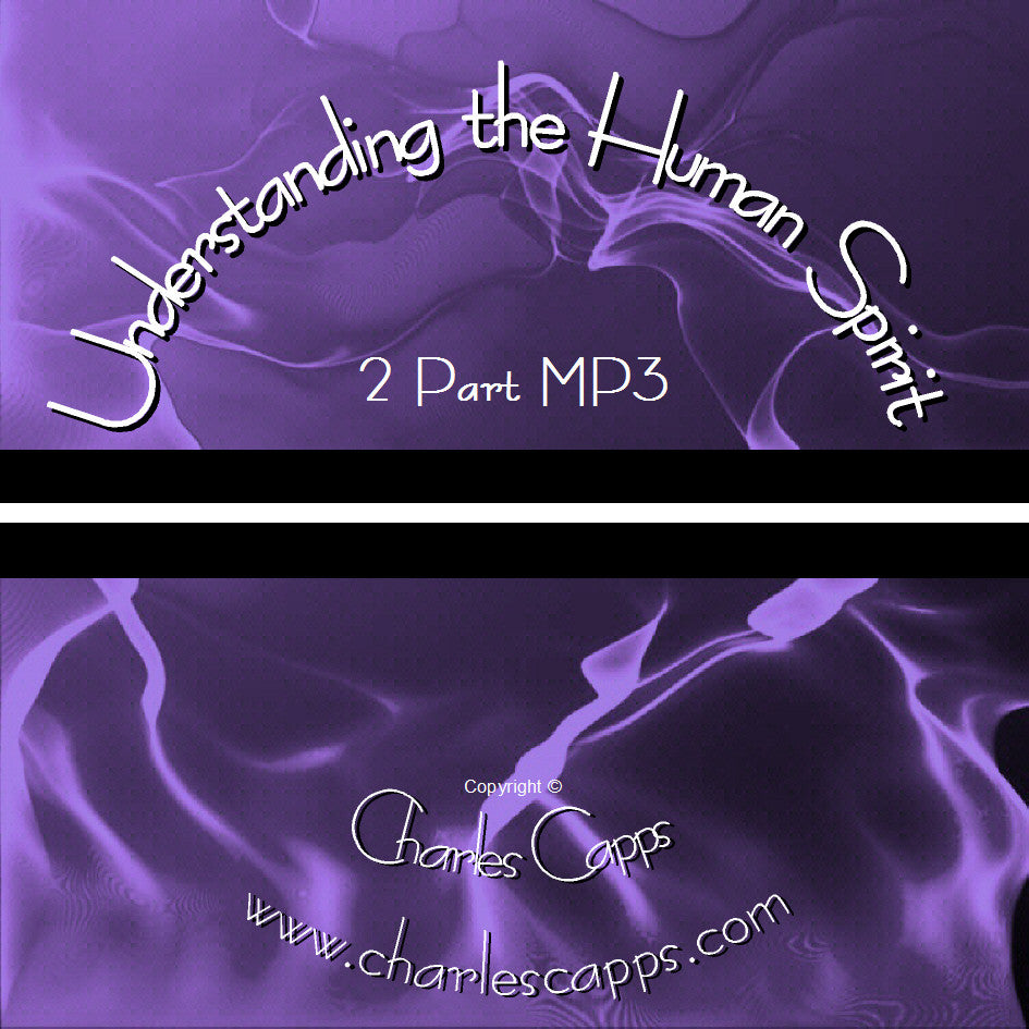 Two CDs labeled 'Understanding the Human Spirit' by Charles Capps. cappsministries.com