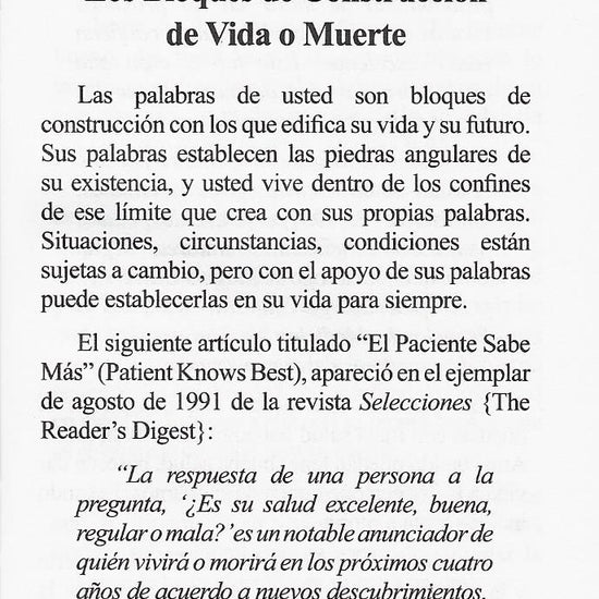 Charles Capps El Poder Creativo de Dios para la Sanidad Book Page 5 cappsministries.com