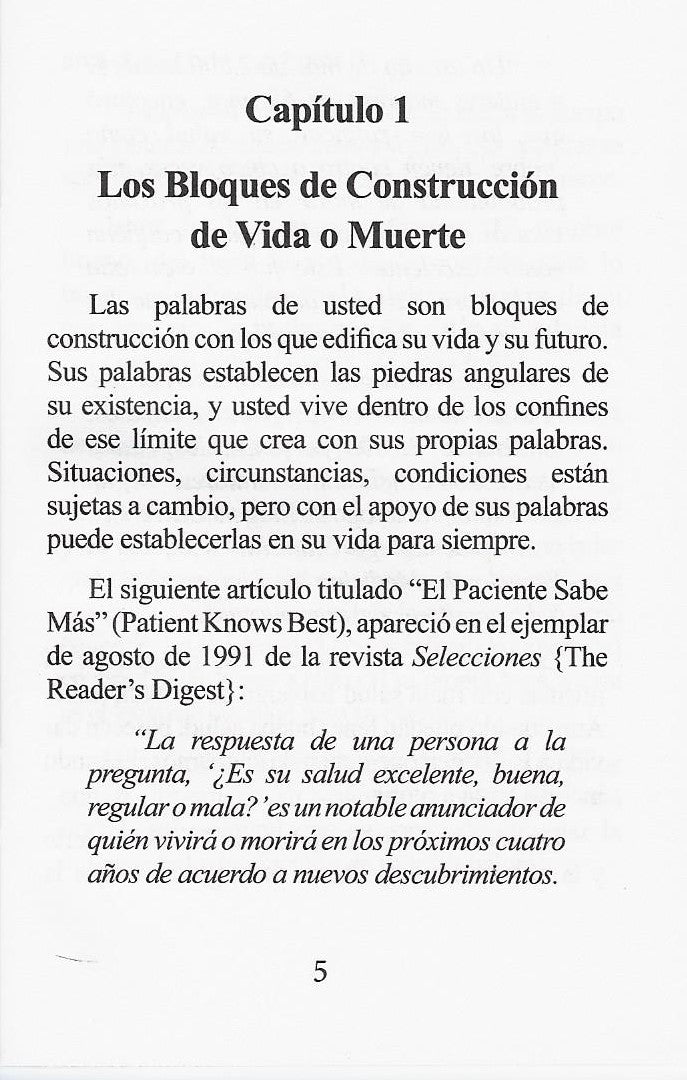 Charles Capps El Poder Creativo de Dios para la Sanidad Book Page 5 cappsministries.com